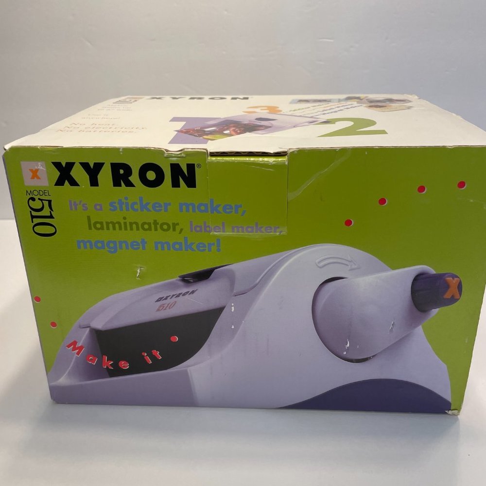 Xyron Model 510 Laminator Labels and Magnet Maker Crafts  MACHINE up to 5" wide